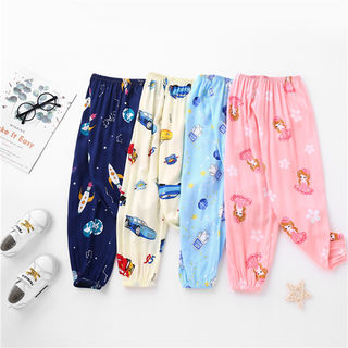 Thin pure cotton casual spring and summer baby loose anti-mosquito pants