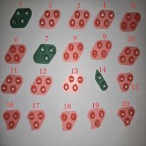 Three-four-key 330390 430 315 remote control silicone key leather rubber text 433 remote control rubber