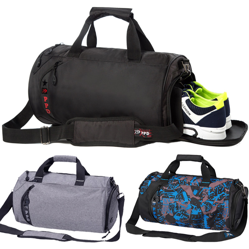 Fitness Package Male Dry Wet Separation Travel Bag Female Short Hand Luggage Bag Travel Bag Inclined Satchel Waterproof Large Capacity