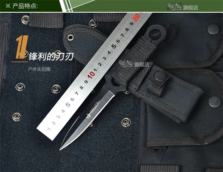 Chi Xu xác thực xà cạp dao lặn dao nhỏ dao thẳng với công cụ sinh tồn ngoài trời vũ khí tự vệ - Công cụ Knift / công cụ đa mục đích dao thụy sĩ đa năng