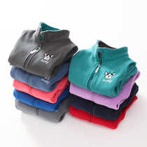 Childrens waistcoat spring 2022 girls shoulder baby rocking grain suede spring autumn clothing Shoulder Boy Warm Vest Waistcoat