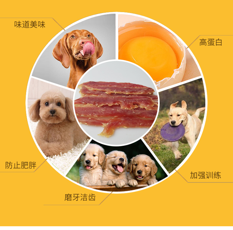 3 gói 25 tỉnh Đồ ăn nhẹ cho chó Đồ ăn nhẹ cho chó Thịt ức vịt Vịt Thịt vịt Vịt 800g - Đồ ăn vặt cho chó do an cho cho