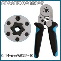 Original Imported Phoenix 1212046 Press-Line Pliers Tubular Needle Type Hexagonal Press Pliers 0 14-6 Squared