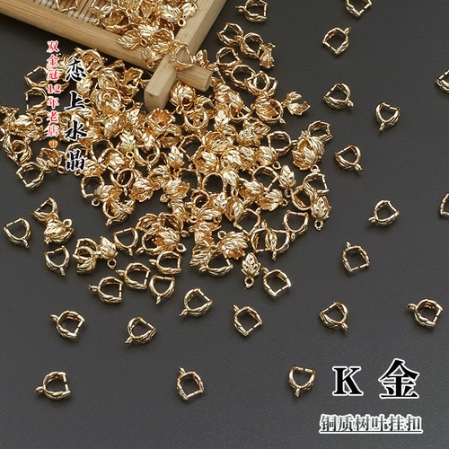 5 ценовой медный высокий уровень электрического плавания листья висят дыни для пряжки для волос ручной работы