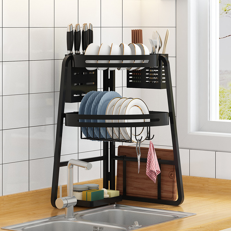 Folding Fold Bowl Rack Pool Upper Kitchen Sink Shelve Bowls Chopsticks water filtration rack Dishkepond Drain Shelf Bowls of Dish Containing shelf