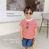 Летняя футболка с коротким рукавом для мальчиков, детская летняя одежда, детская одежда