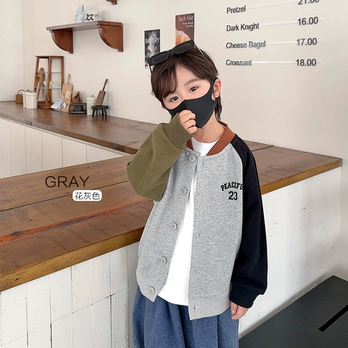 Бейсбольная осенняя детская форма для мальчиков, весенняя куртка, детская одежда, в западном стиле