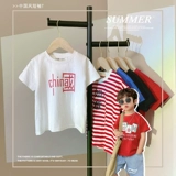 Летняя футболка с коротким рукавом для мальчиков, детская летняя одежда, детская одежда