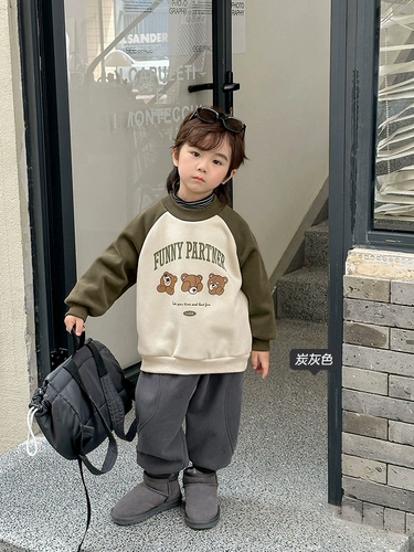 Спортивный лебедь для мальчиков, зимние детские бархатные удерживающие тепло штаны, детская одежда