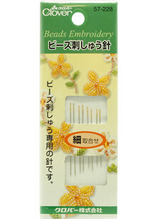 Japanese Coke (clover) string of beads embroidered with needle set thin (57-228 57-229)