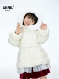 [Тот же стиль в торговых центрах] Детская одежда Anna, пуховик средней длины для девочек, зимняя юбка, теплый стиль Xg 345652