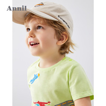 Anel childrens clothing Boy T-shirt cotton summer new Super Flying Net red baby short sleeve shirt