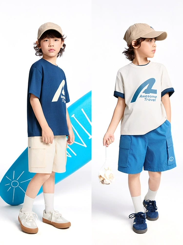 Детская летняя одежда, трикотажный летний свитер, круглый воротник