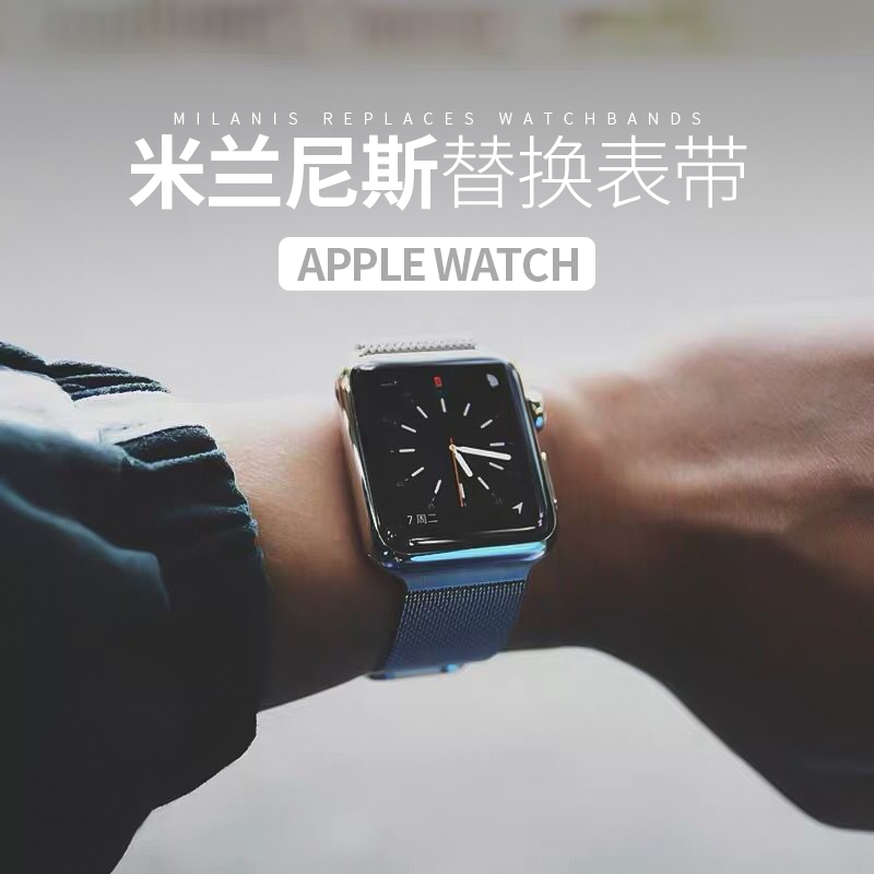 Kowu digital iwatch7 meter with apple watch6 5 4 3 stainless steel Apple watches with Applewatch back ring 40 44