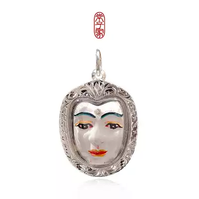 Changzijia Thai Buddha brand ten-year old shop white face Buddha sterling silver waterproof shell