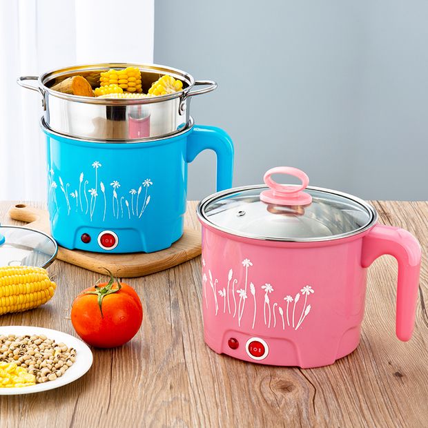 Trứng luộc mini hai lớp tự động tắt Mini Máy hấp trứng hấp trứng máy hấp trứng công suất lớn - Nồi trứng nồi hấp 3 tầng