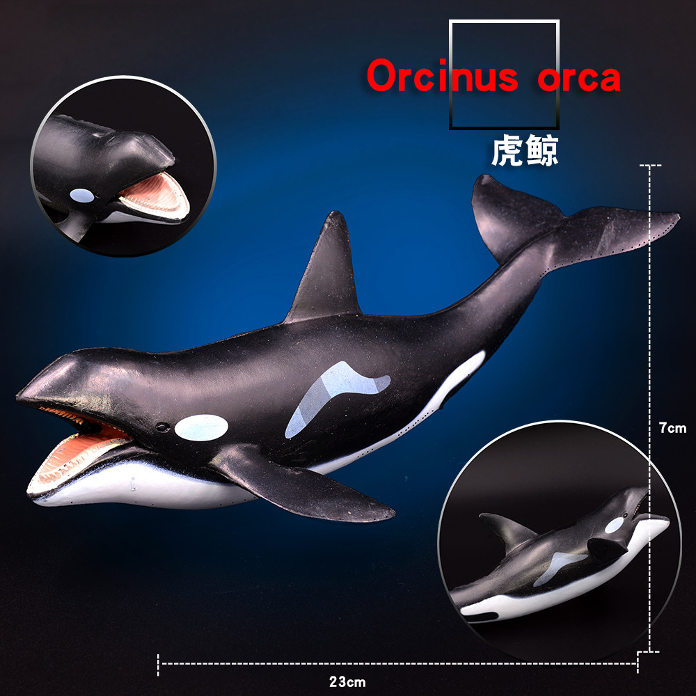 Marine Life Animal Model Killer Whale whale swing paparazzi doll Kids Cognitive Marine Animal Gifts
