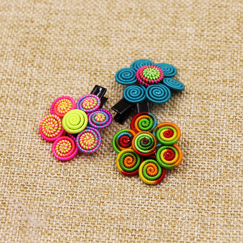 Ethnic Wind Handmade Hairpin Clips Children Zhair Side Clip Retro Little Trinkets Small Gift Lims Hairstyle Hairclip Lady Clips