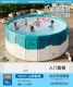 Антибактериальный круглый надувной базовый бассейн, 90см