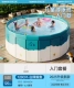 Антибактериальный круглый надувной базовый бассейн, 120см