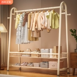 Вешалка для одежды напольная для спальни, дома, комнаты, двухслойная вешалка для одежды, сушилка для одежды, простая вешалка для одежды