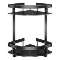 Bathroom toilet triangular storage rack wall-mounted punch-free toilet toilet washbasin shower room storage rack