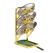 Table Top Shelf Kitchenette Free punching wall-mounted home chopping board Cutting Board Placement Rack Pan Shovel Bay Deity