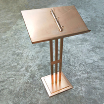 Restaurant doorvertical flip recipe menu display shelf Haoji loop paper documents Contract information