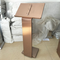 Contract Offers at Sales Office MenusMenu Restaurant Front Desk Rose Gold Recipe Flip Vertical Hydro