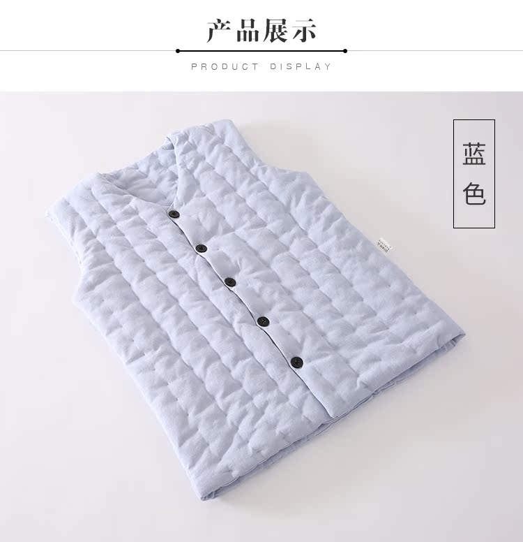 Áo vest cotton thủ công mùa thu và mùa đông nam dày ấm áp áo vest cỡ lớn vào giữa mùa đông mặc vest áo khoác vest nam mỏng