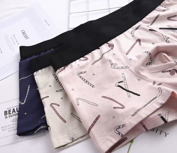 Cotton đồ lót nam chải bông sọc eo quần short Nhật Bản thể thao U lồi thiết kế quần short boxer quan sip goi cam