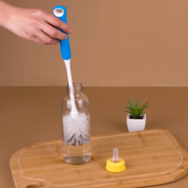 Family long handle Cup brush household wash bottle brush bottle bottom cleaning brush tea cup nylon brush silk brush
