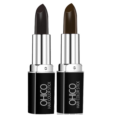 染发笔剂棒日本植物免洗纯补色一次性美发遮盖白发神器口红式持久