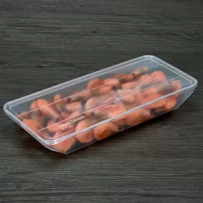 Flared flower disposable roast duck box 600ml skinned duck box 900ml inflatable duck box delivery box with cover 150 sets