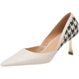 Элегантная обувь на высоком каблуке, туфли с заостренным носом, в стиле Шанель, французский стиль, из натуральной кожи