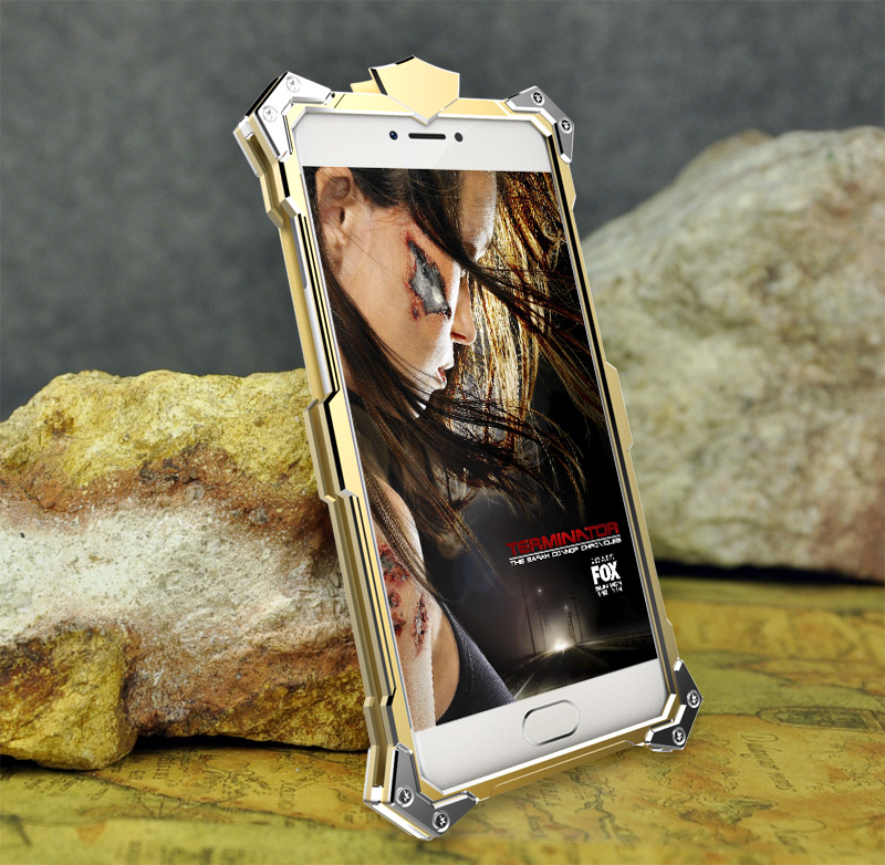 SIMON THOR Aviation Aluminum Alloy Shockproof Armor Metal Case Cover for MEIZU Pro 6 | MEIZU Pro 5