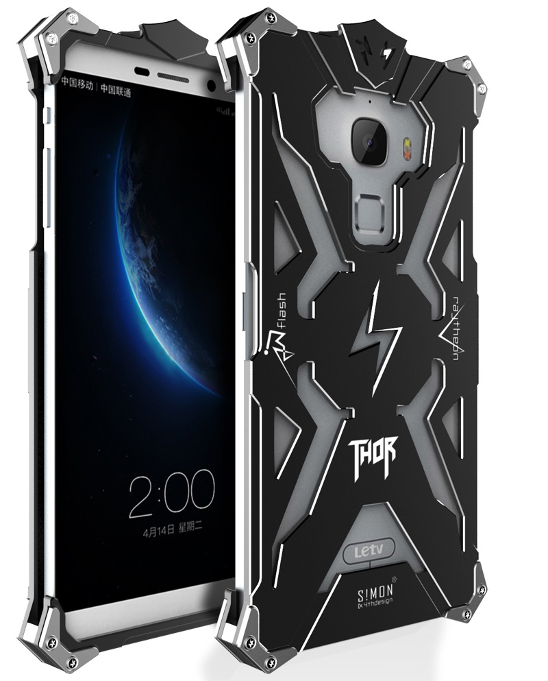 SIMON THOR Aviation Aluminum Alloy Shockproof Armor Metal Case Cover for LeTV Le Max X900