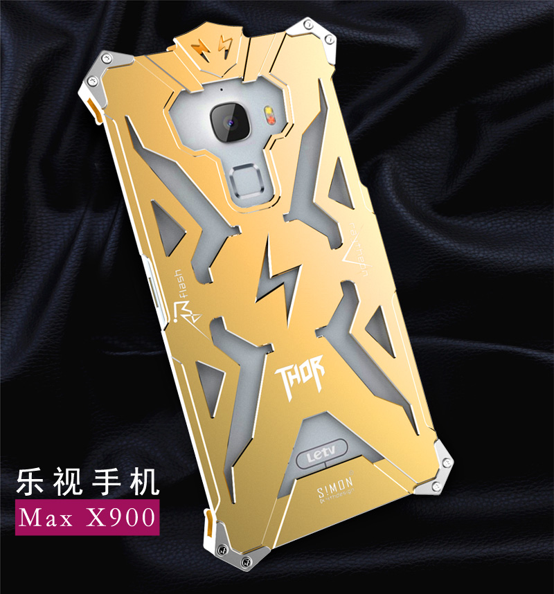SIMON THOR Aviation Aluminum Alloy Shockproof Armor Metal Case Cover for LeTV Le Max X900
