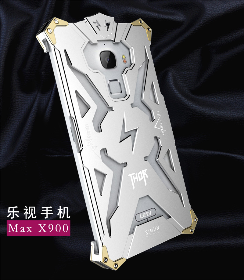SIMON THOR Aviation Aluminum Alloy Shockproof Armor Metal Case Cover for LeTV Le Max X900