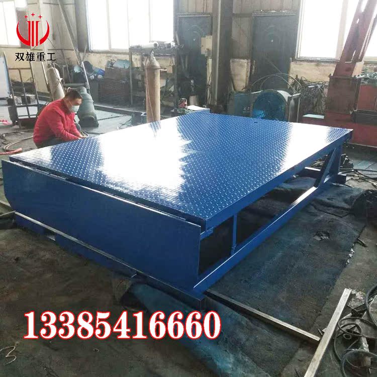 Jiangsu Fixed - type boarding bridge Logistics Adjusting Plate Hydraulic loading and unloading platform Fujian Forklift Bridge