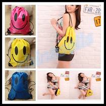 Smiley face swimming beach bag swimsuit storage bag girdle bikini wash bag shoulder bag mountaineering bag