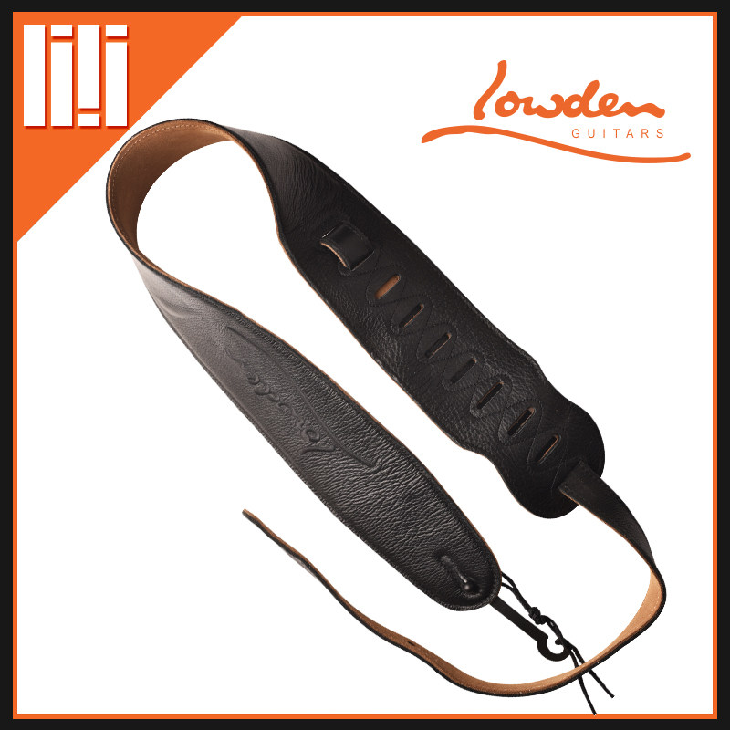 Guitar Squared British Lowden Original Factory Original Clothing Ballad guitar leather Leather Bag Black Spot