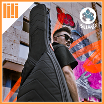 Guitar square SUMO super light shockproof shoulder can be checked electric wood folk guitar bass bag