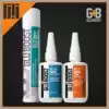 Guitar square USA GluBoost guitar instrument paint repair glue small blue bottle Small orange bottle spot