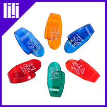 Guitar Squared Fred Kelly Polyethylene Thumb Dial smooth transparent guitar finger Finger Jacket Protective Fingernail