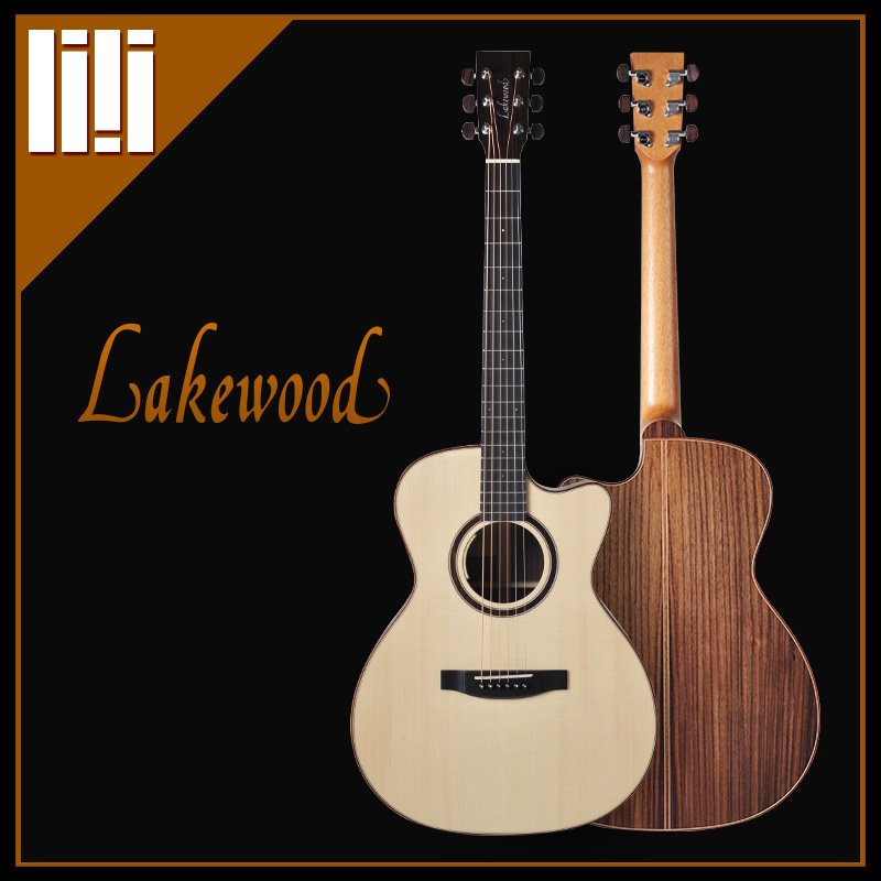 Guitar squared German handmade Lakewood Lakewood M-31 CP missing corner electric box acoustic guitar