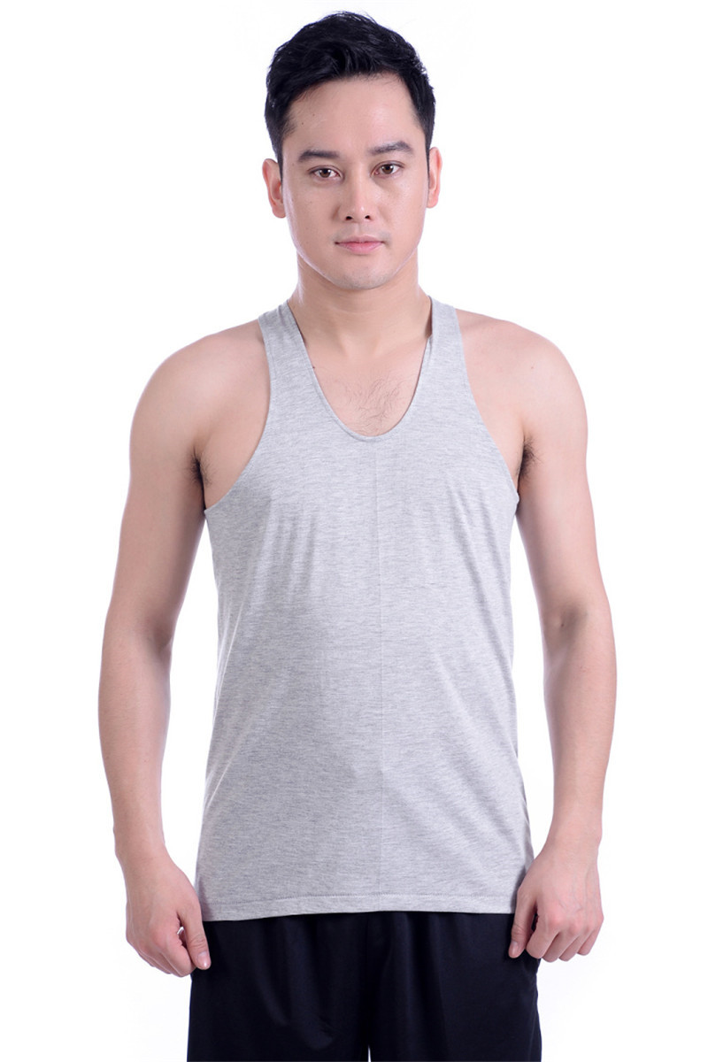 Ba-ring nam cotton vest người đàn ông trung niên lỏng bông rào cản mồ hôi-mặc ông già áo sơ mi mỏng mùa hè cũ