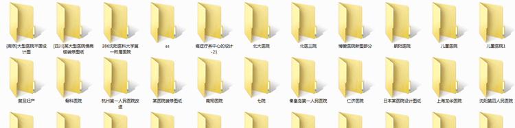 C08-医院室内设计CAD 资料医院装修施工图效果图 原创设计...-2