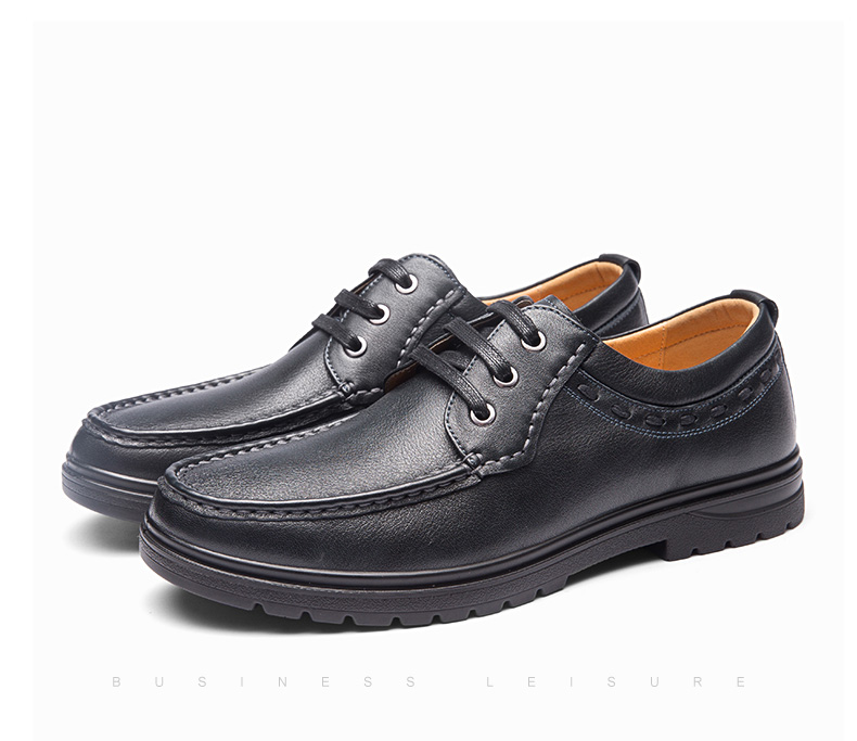 Giày nam Aokang kinh doanh giày thông thường với giày da Giày nam da công sở thấp để giúp giày cha các hãng giày sneaker nổi tiếng