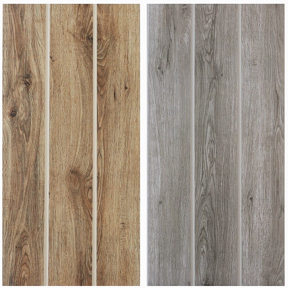 Venfossil outdoor non-slip yard floor tiles 300X600 patio American greenhouse imitation wood grain balcony outer wall brick